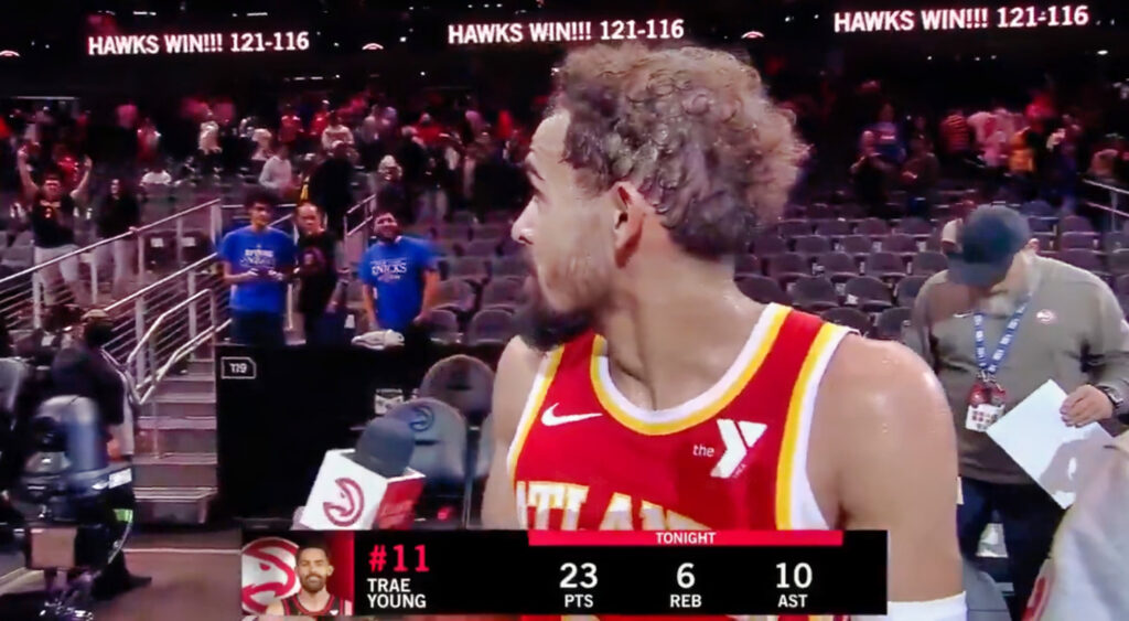 Trae Young Reignites His Rivalry With New York Knicks By Brutally Roasting Fans After Hawks Secure An Easy Win