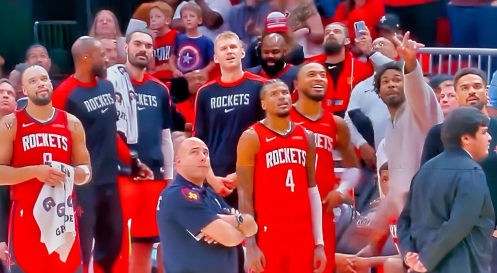 Houston Rockets Watching Tyler Herro-Amen Thompson Fight's Replay