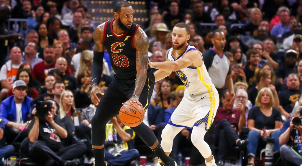 LeBron James and Stephen Curry