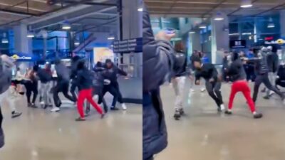 AT&T Stadium high school fight between fans