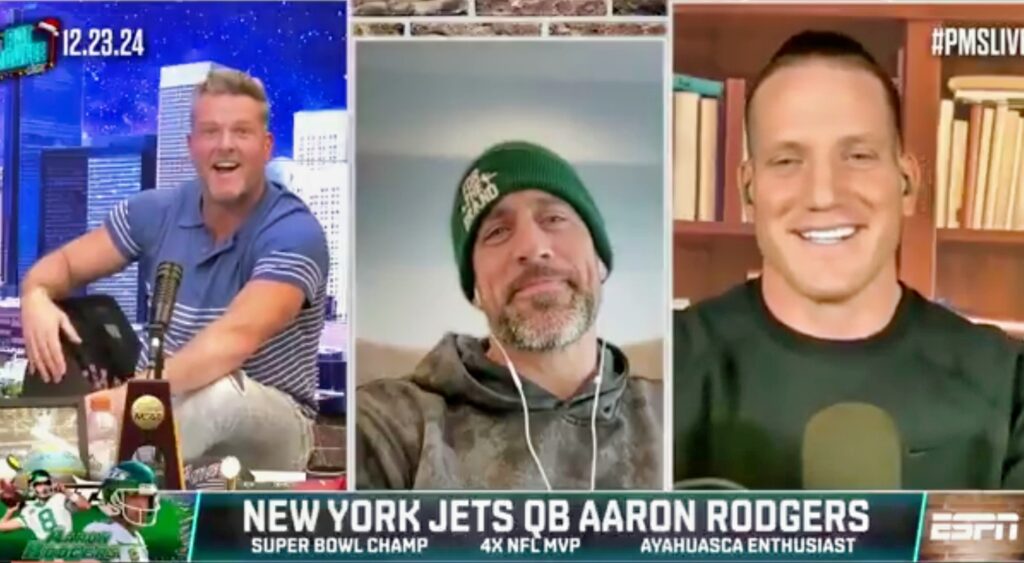 Aaron Rodgers on the Pat McAfee Show