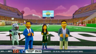 Announcers For The NFL And Simpsons Crossover Event