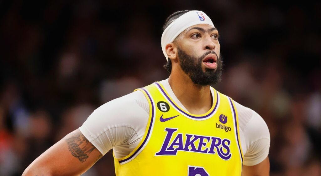 Anthony Davis of the Los Angeles Lakers