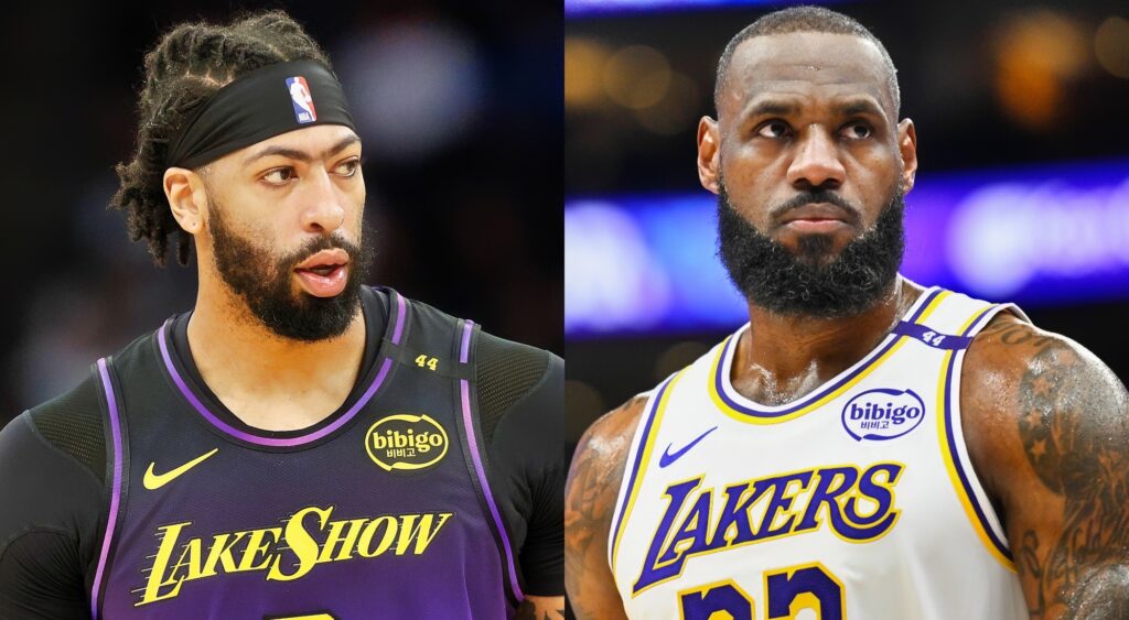 Anthony Davis discussed the challenges that LeBron James is currently facing