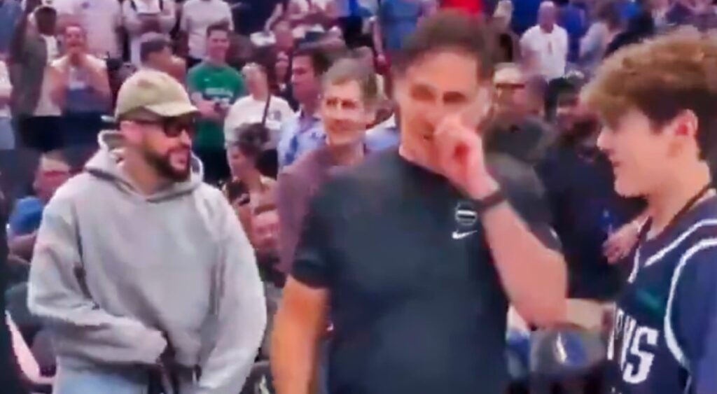 Mark Cuban's son rejected to take photo with Bad Bunny