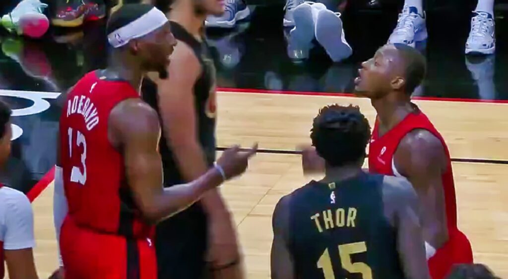 Bam Adebayo and Terry Rozier had a heated argument about their statistics