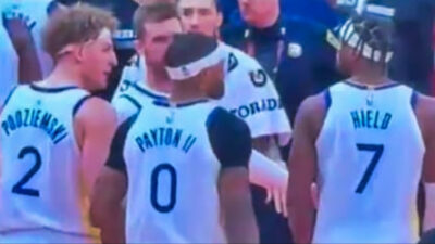 Warriors' Buddy Hield, Brandin Podziemski, and Gary Payton II involved in argument after NBA Cup elimination