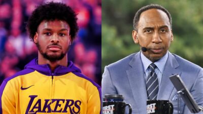 Stephen A. Smith discussed Bronny James' potential NBA future