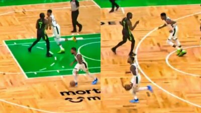 Jaylen Brown got a technical foul for taunting Giannis Antetokounmpo