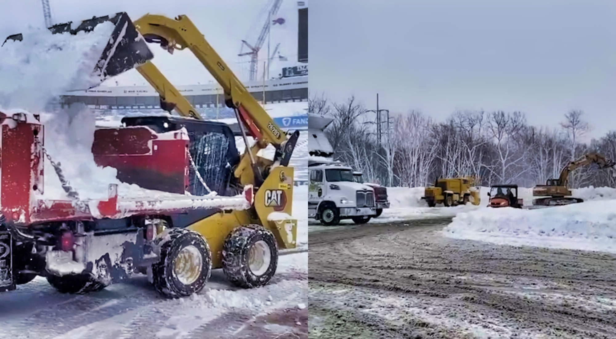 VIDEO Buffalo Bills Release New Footage Of Their Intense Snow Cleanup