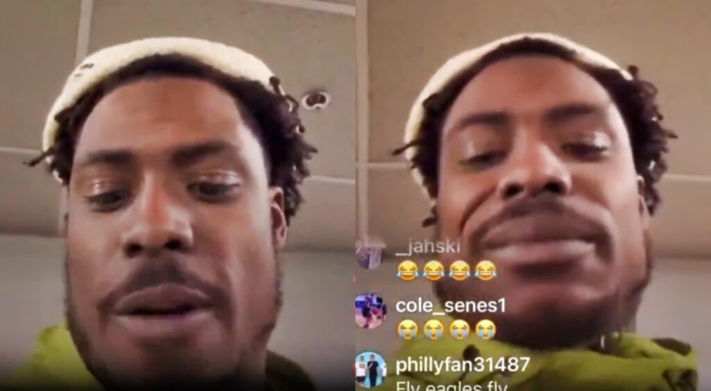 CJ Gardner-Johnson on Instagram Live