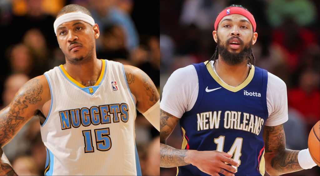 Carmelo Anthony reacts to Brandon Ingram comparison