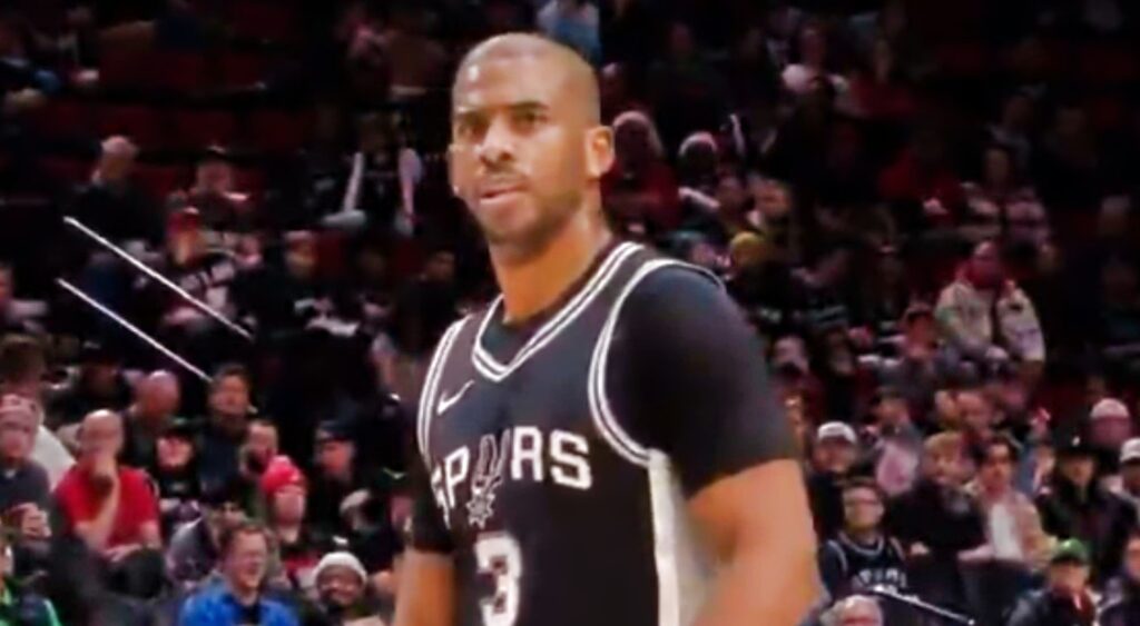 Chris Paul ejected from the Spurs vs. Blazers game