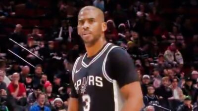 Chris Paul ejected from the Spurs vs. Blazers game