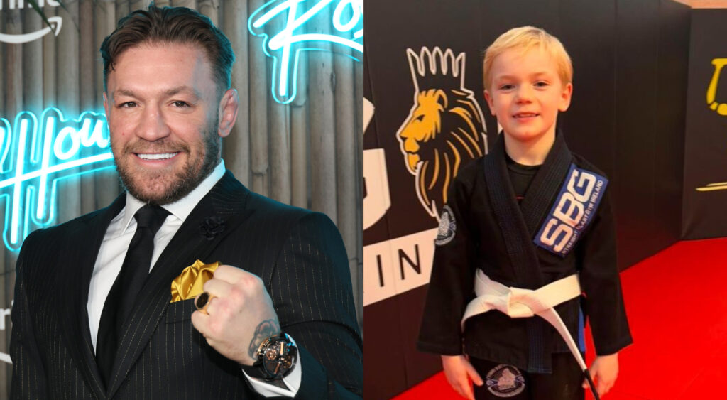 Conor McGregor celebrates his son's achievement 