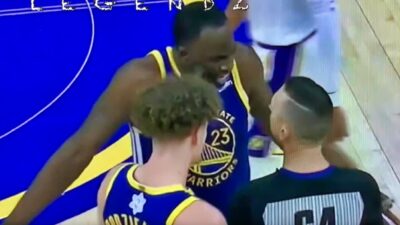 Draymond Green engaged in trash talk