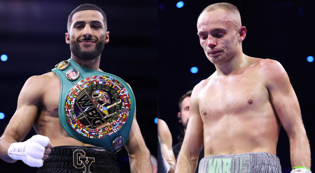 Galal Yafai and Sunny Edwards Purse