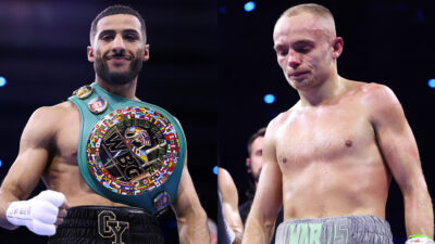 Galal Yafai and Sunny Edwards Purse