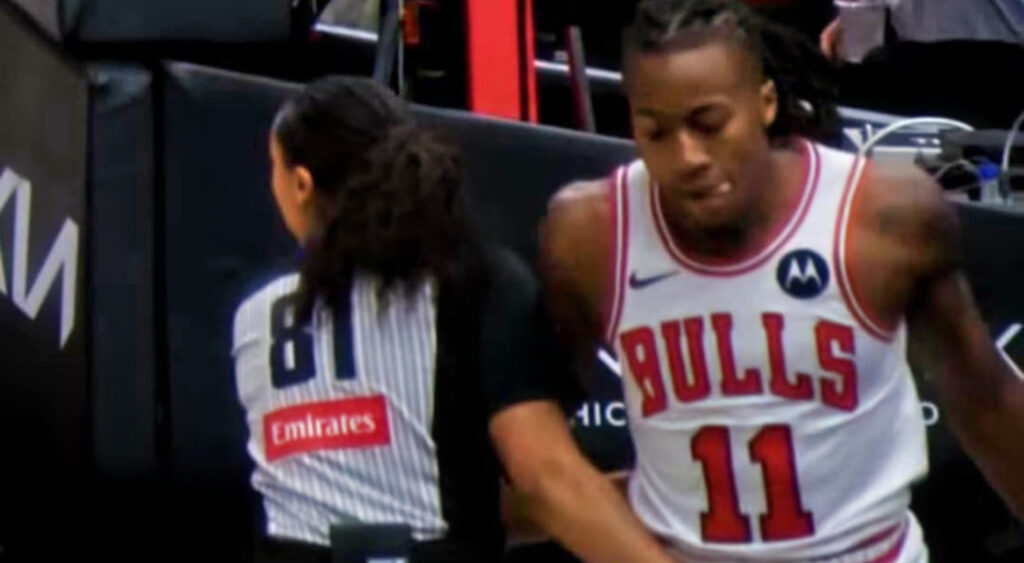 Female NBA ref and Chicago Bulls Guard Ayo Dosunmu