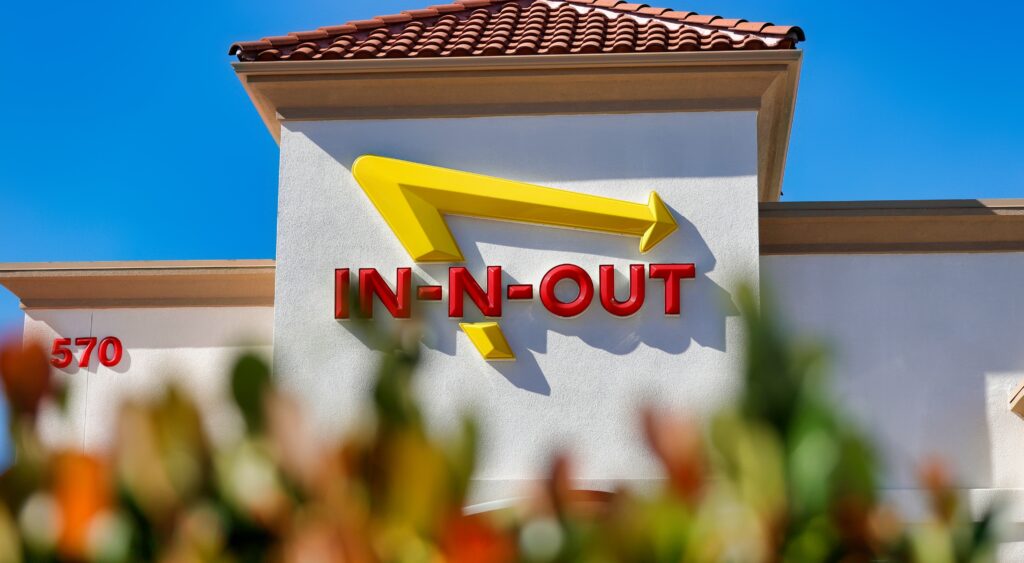 In-N-Out Burger restaurant