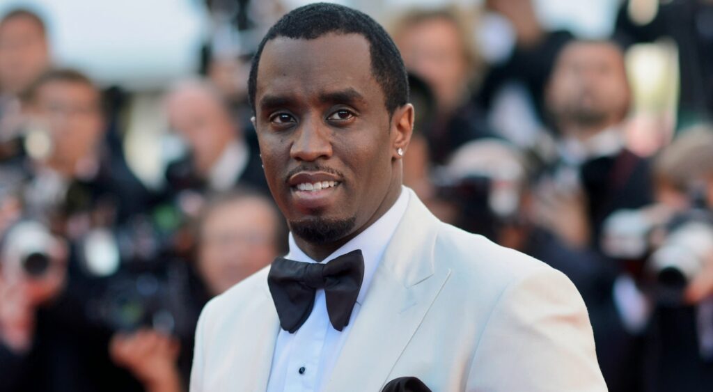 Diddy smiling