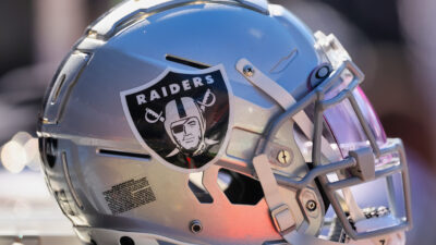 Photo of Raiders helmet for articles on Charles Snowden