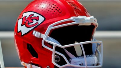 Photo of Chiefs helmet for article on Jimmy Wilkerson