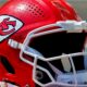 Photo of Chiefs helmet for article on Jimmy Wilkerson