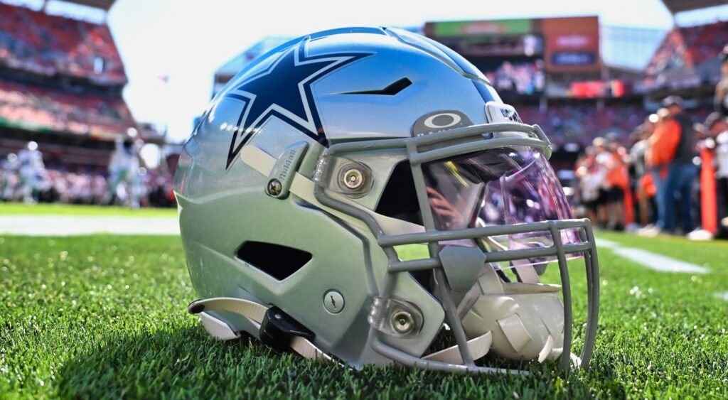 Dallas Cowboys helmet. The Cowboys placed Zack Martin on season ending IR