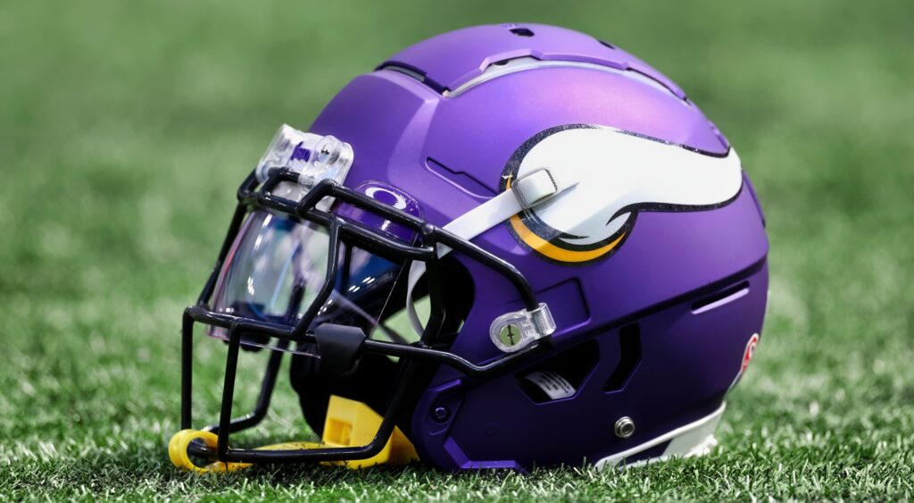 Minnesota Vikings helmet. The Vikings signed Kelvin Joseph