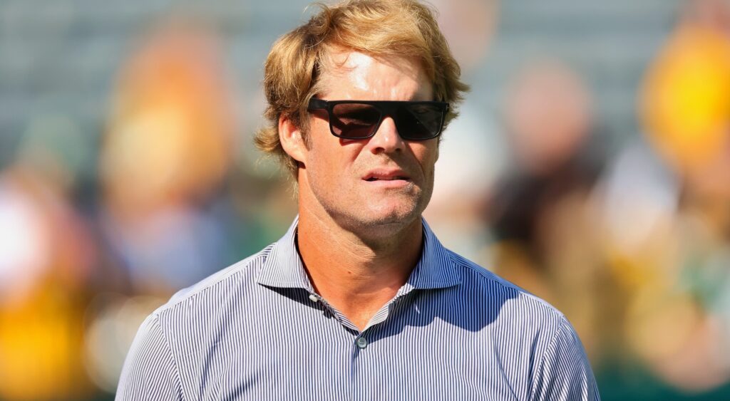 Greg Olsen with sunglasses on