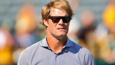 Greg Olsen with sunglasses on