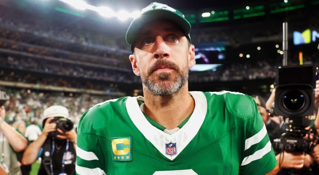 Aaron Rodgers in uniform