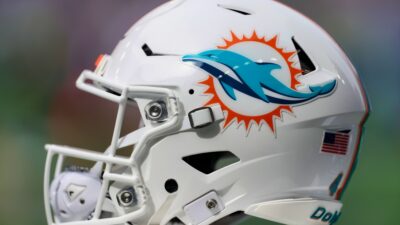 Miami Dolphins helmet