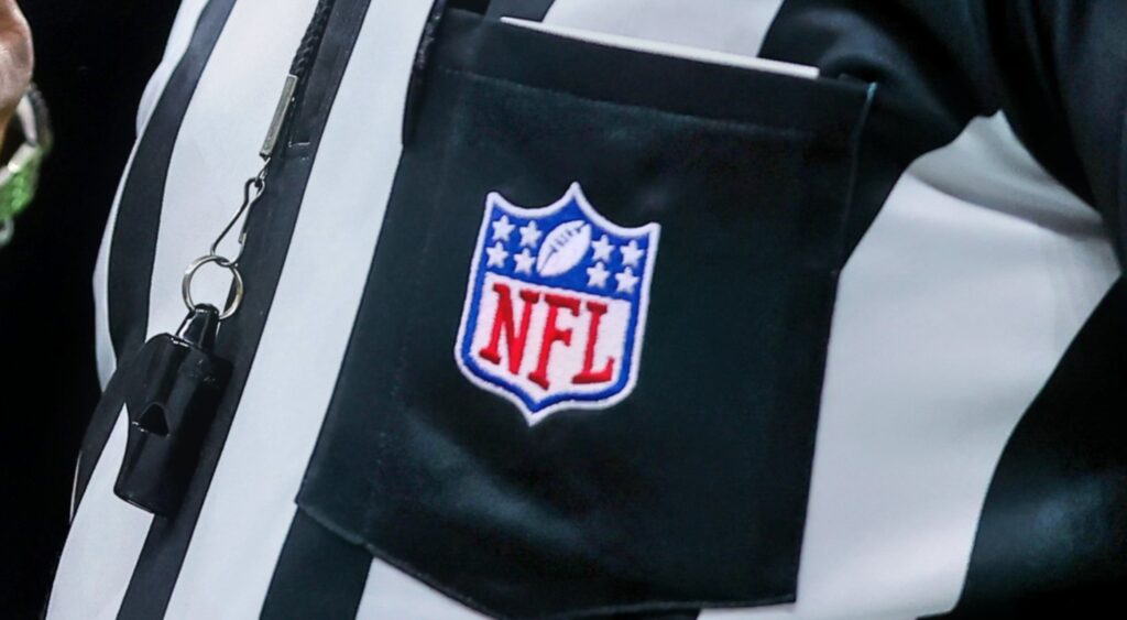 Photo of NFL referee;s\\'s pocket for article on Jim Tunney