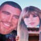 Travis Kelce and taylor Swift cut-outs