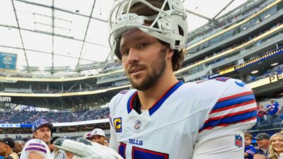 Josh Allen in uniform