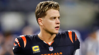 Joe Burrow in Bengals uniform