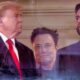 Donald Trump, JD Vance, and Elon Musk in luxury suite