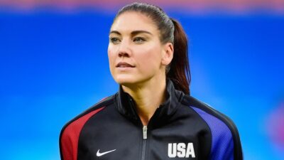 Hope Solo in Team USA jacket