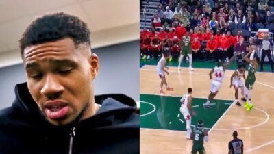 Giannis Antetokounmpo mid-range shot