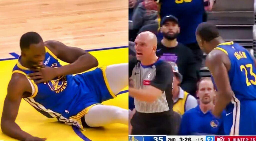 Draymond Green got a technical foul for voicing his frustration on missed call