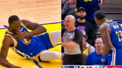 Draymond Green got a technical foul for voicing his frustration on missed call