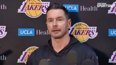 JJ Redick, Lakers Head Coach, Outlines Dorian Finney-Smith’s Role, Emphasizing His Defensive Prowess and Key Contributions to the Team