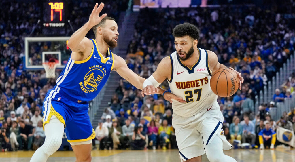 Denver Nuggets vs. Golden State Warriors game details including ticket prices