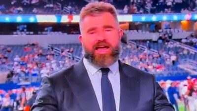 Jason Kelce on call for Monday Night Football