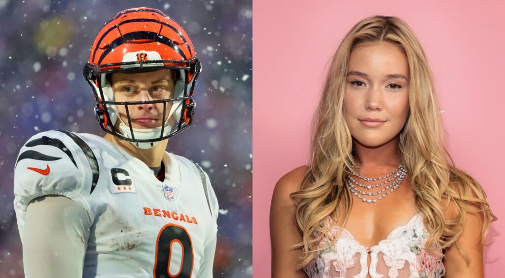 Joe Burrow and Olivia Ponton