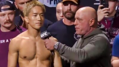 Kai Asakura shares a comedic moment with Joe Rogan