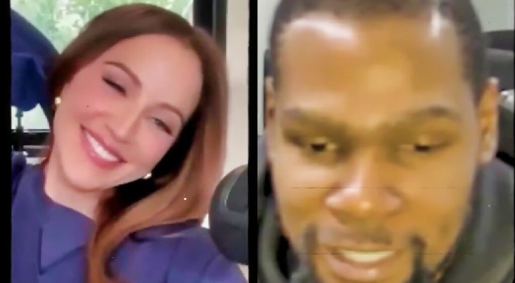 Kevin Durant flirted with Kay Adams