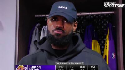 LeBron James reflects on his lingering foot injury